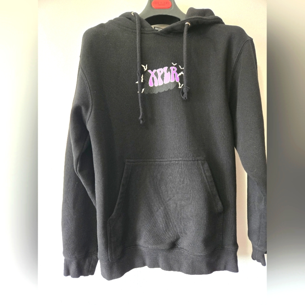XPLR Currently Fighting Demons Hell Week Black Hoodie Sweater. Size Unisex Small